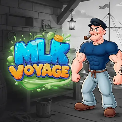 Milk Voyage Matrose Pfeife Schiff Cartoon Stil