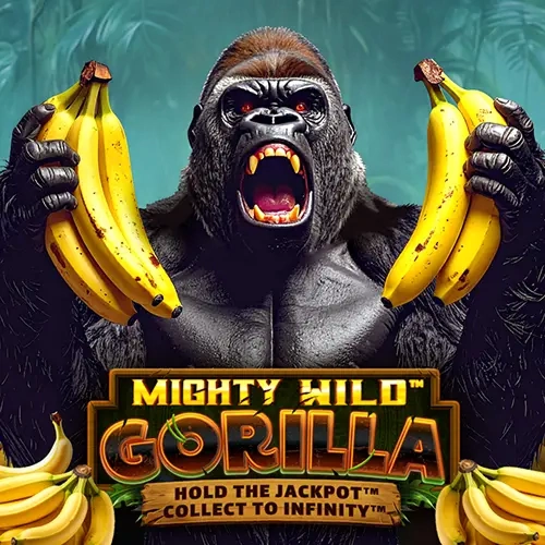Mighty Wild Gorilla Gorilla Bananen Dschungel