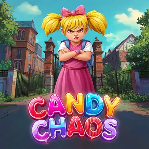 Candy Chaos wütendes Mädchen Zöpfe rosa Kleid