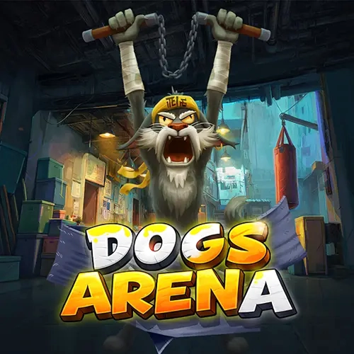 Dogs Arena wütende Katze Klimmzüge Boxsack