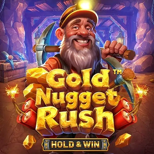 Gold Nugget Rush Bergbauarbeiter Spitzhacke Dynamit Gold